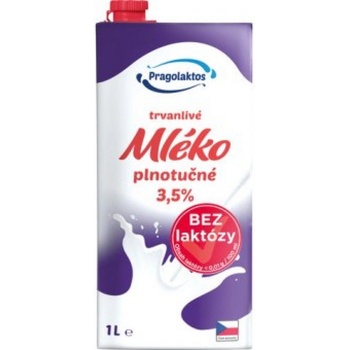 Pragolaktos Trvanlivé mléko bez laktózy 3,5% 1 L