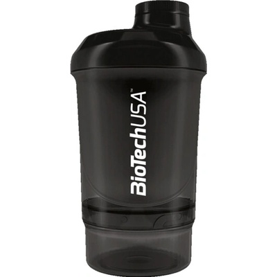 BiotechUSA Šejkr Wave + nano 300ml - černý
