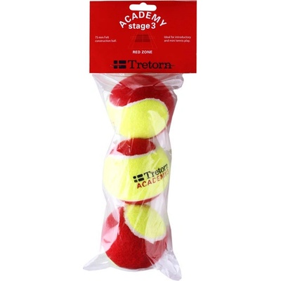 Tretorn Red Felt Academy 3 3ks