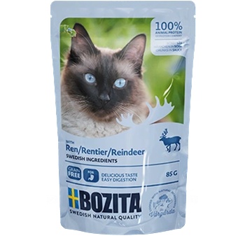Bozita Парчета в сос с елен (пакетче) 85 г