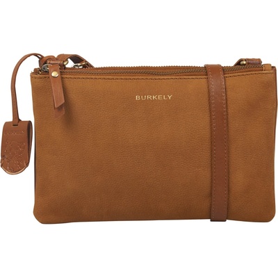 Burkely dámská crossbody kožená kabelka Laura koňak