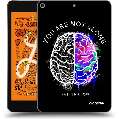Picasee silikónový prehľadný obal Apple iPad mini 2019 5. generace Brain White