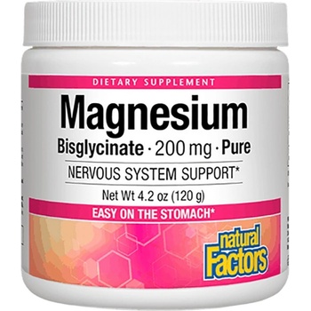 Image 1 of Natural Factors Magnesium Bisglycinate Powder [120 грама]