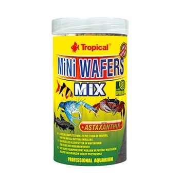 Image 1 of Tropical Mini Wafers Mix - вафли с астаксатин и спирулина за дънни риби и ракообразни