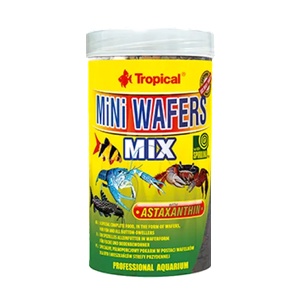 Tropical Mini Wafers Mix - вафли с астаксатин и спирулина за дънни риби и ракообразни