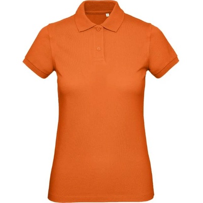 B&C Collection B&C INSPIRE POLO / Дамска поло тениска от органичен памук пике - градско оранжево, размер S (010440u4301)