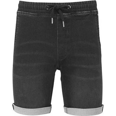 Wombat pánske džínsové šortky WB907 Black