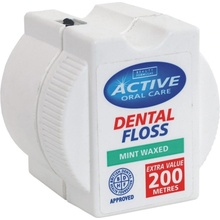 Beauty Formulas Active Oral Care Dental Floss Mint Waxed 200 m