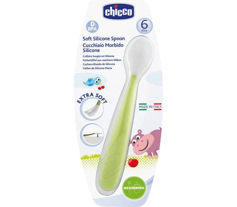 Chicco Lyžička Silikón Soft