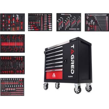 Tagred Работна количка с инструменти, 298 броя ta214 (ta214)