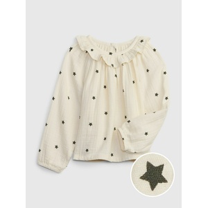 GAP Baby муселинов топ с волан GAP GAP | Byal | Момичешки | 74-80