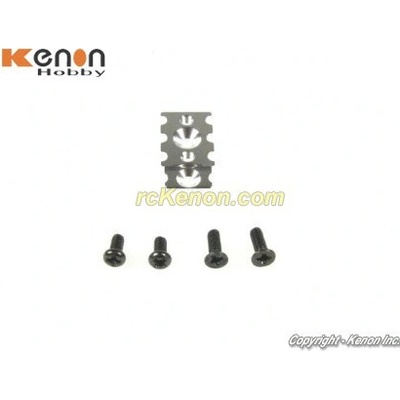 PN Racing Mini-Z MR03 High Clamp Force T-Plate Mount Silver