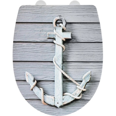 WENKO 23536100-WC тоалетно седало RELIEF 36, 5x45 см пъстро/сребристо (WE0656)