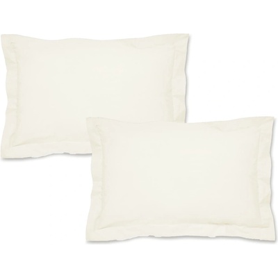 Catherine Lansfield Перкалови калъфки за възглавници 2 бр. 50x75 cm Easy Iron Percale - Catherine Lansfield (BD/18277/W/OPC2/CR)