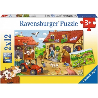Ravensburger Práce na farmě 2 x 12 dielov