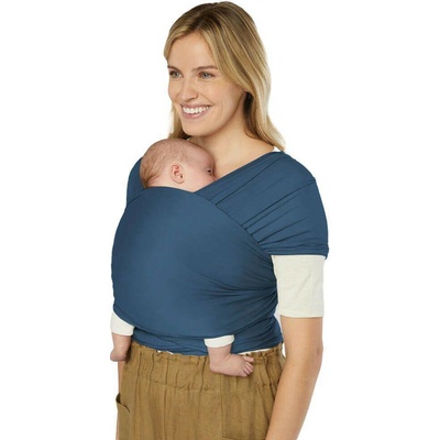 Ergobaby šátek Aura Sustainably Sourced Knit Baby Wrap Twilight Navy