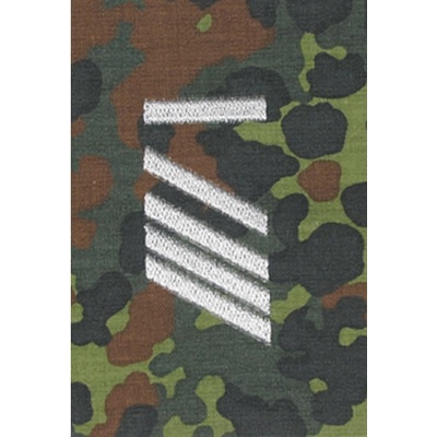 Bundeswehr Výložky BW STABSGEFREITER UA FLECKTARN/strieborné vyšitie