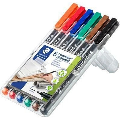 Staedtler Lumocolor 318 F 6 farieb 0,6mm OHP