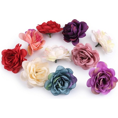 Umělý květ růže Ø5-6 cm mix variant 200 ks