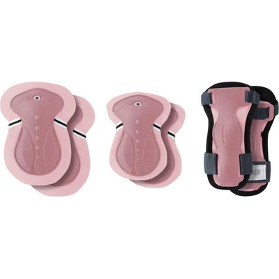 Globber Детски протектори за тротинетки в пастелно розов цвят, размер xs