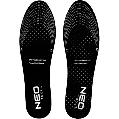 NEO TOOLS Стелки за обувки с активен въглен 36-45, 82-331 (82-331)