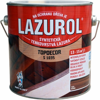 Lazurol Topdecor S1035 2,5 l kaštan