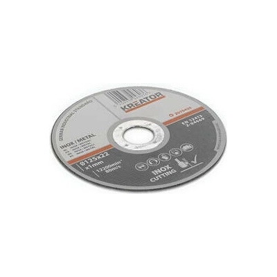 Rezný kotúč Kreator KRT070420 125mm, 6ks