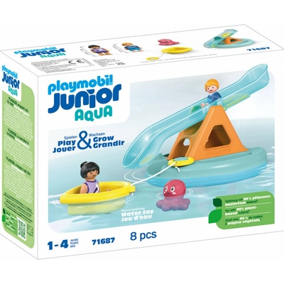 Playmobil Junior Aqua: Kúpací ostrov so šmykľavkou
