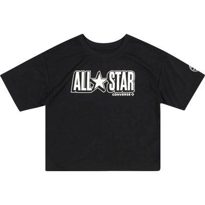 Converse Тениска 'all star' черно, размер 122-128