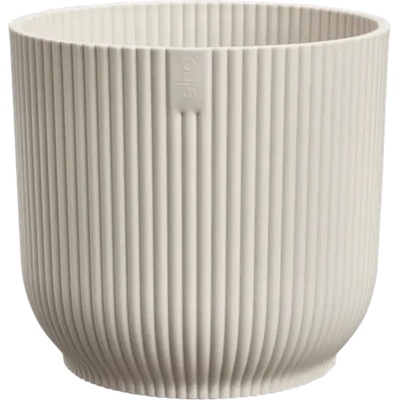elho Kvetináč vibes fold round 16 cm - linen white