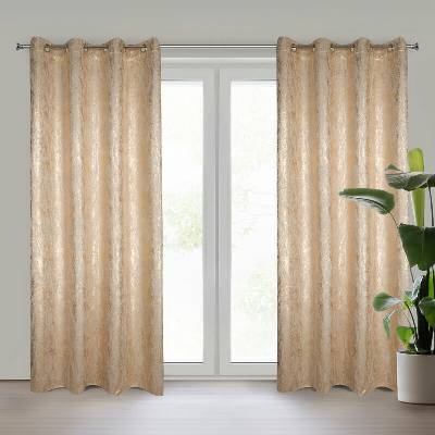 Takoy Hotový záves ELISE z tkaniny typu dimout s trblietavou potlačou 140 x 250 cm-HF-461454 | 140 x 250 cm