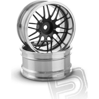 Matrixline Hliníkový disk 10 lúčov offset 9 mm čierna farba 2 ks