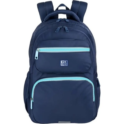 Oxford Раница с 2 отделения с 2 ципа 32х44х18 см, 25л рециклирана, полиестер, Indigo B-color Oxford