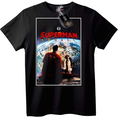 NOONEBRAND Тениска Superman Legacy с Krypto - 2XL, White