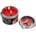 ORION S/M Candle in a Tin High Temperature Red