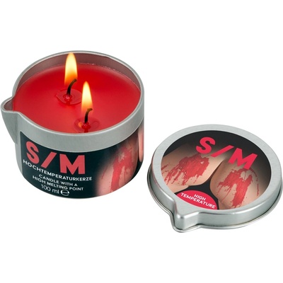 ORION S/M Candle in a Tin High Temperature Red