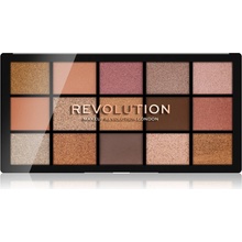 Makeup Revolution Re-Loaded paletka očních stínů Fundamental 15 x 1,1 g