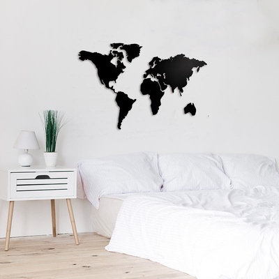 Decono Метална Декорация Континенти