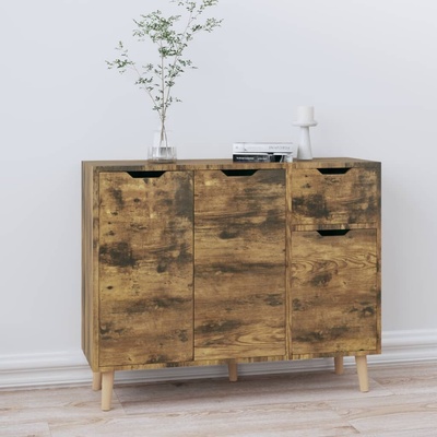 vidaXL 11461.326821 příborník kouřový dub 90 x 30 x 72 cm