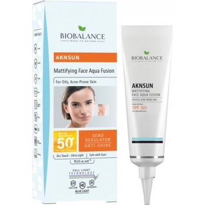Biobalance aknsun aqua fusion СЛЪНЦЕЗАЩ. КРЕМ МАТИРАЩ, ЗА ПРОБЛЕМНА КОЖА С spf 50