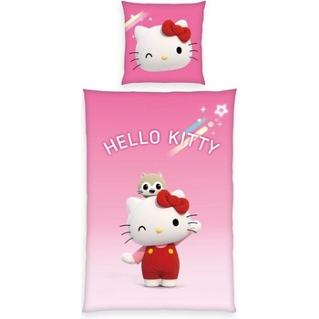 HERDING obliečky Hello Kitty Super Style Bavlna 140x200 70x90