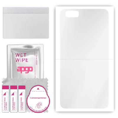 apgo Ultra Clear Protective Skin Sticker for the back compatible with Asus Zenfone 4 Max ZC520KL, Wrap Film, Hydrogel Film, Flexible, Soft TPU with po