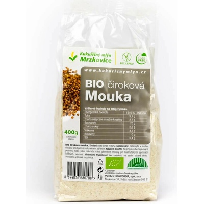 Kukuřičný mlýn BIO čiroková múka hladká 400 g