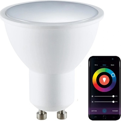 Polux GOLDLUX LED žiarovka GU10 5,5W 400lm RGB Smart WiFi TUYA