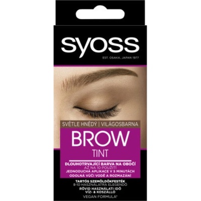 Syoss Brow Tint barva na obočí Light Brown 10 ml – Zbozi.Blesk.cz