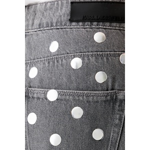 Karl Lagerfeld дънки wide leg дамски (B3W10096)