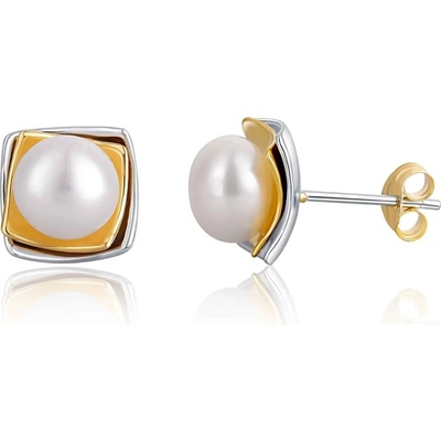 JwL Luxury stříbrné s pravou perlou JL0622