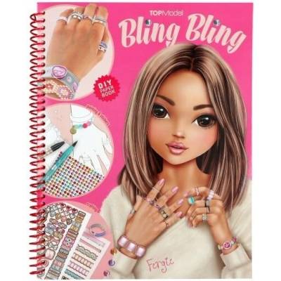 TOP MODEL Omaľovánka BLING BLING VYTVOR SI SVOJE VLASTNÉ ŠPERKY 13740
