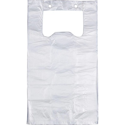 Mikrotenová taška, nosnosť 3 kg, dĺžka 40 cm, šírka 22 cm, záložka 12 cm, transparentná, 500 ks