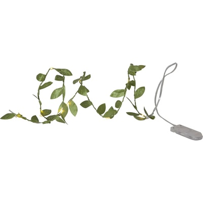 Star Trading Světelná LED girlanda délka 95 cm Leaf zelená